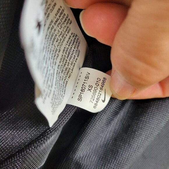 Nike Jacket Womens XS Flight Convertible Golf Black Removable Sleeves Vest - Picture 10 of 10